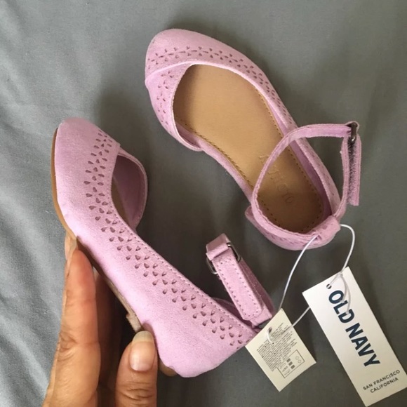 NWT Girls Old Navy Purple Ballet Shoes - Picture 2 of 3